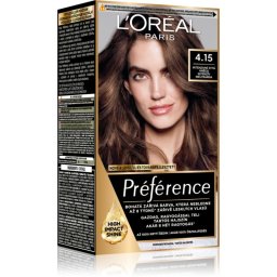 L’Oréal Paris Préférence Hair Color shade 4.15 Intense Deep Brown 1 pc