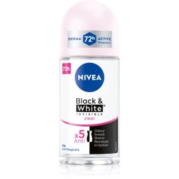 Nivea Invisible Black & White Clear Roll-On Antiperspirant W 50 ml