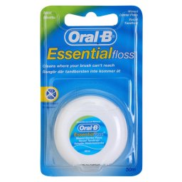 Oral-B Essential Floss Waxed Dental Floss with Mint Flavor 50 m