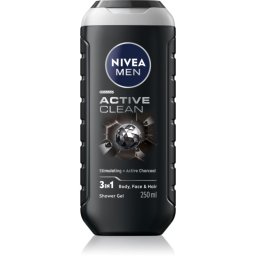 Nivea Men Active Clean Shower Gel M 250 ml