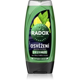 Radox Men Feel Strong Shower Gel for Face, Body, and Hair 225 ml