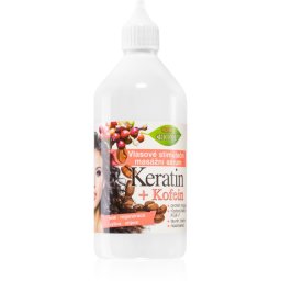 Bione Cosmetics Keratin + Caffeine Serum for hair growth and strengthening from the roots 215 ml
