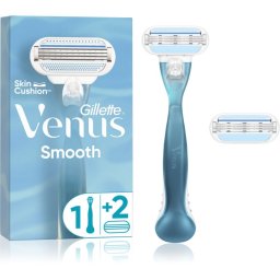 Gillette Venus Smooth Razor + 2 Replacement Heads 1 pc