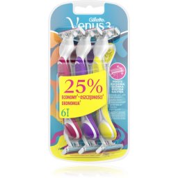 Gillette Venus 3 Plus Disposable Razors 6 pc