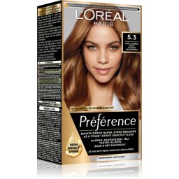 L’Oréal Paris Préférence Hair Color shade 5.3 Ligth Golden Brown 1 pc