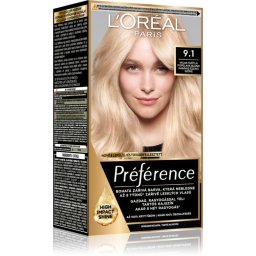 L’Oréal Paris Préférence Hair Color shade 9.1 Viking Light Ash Blonde 1 pc