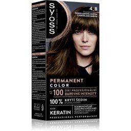 Syoss Permanent Color Permanent Hair Dye shade 4_8 Chocolate Brown 1 pc