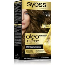 Syoss Oleo Intense Permanent Hair Dye with oil shade 4-60 Gold Brown 1 pc