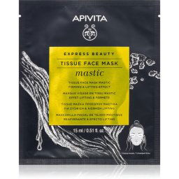Apivita Express Beauty Lifting Tissue Face Mask Mastic Lifting Cloth Mask 15 ml