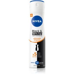 NIVEA Invisible Black & White Ultimate Impact Antiperspirant Spray W 150 ml