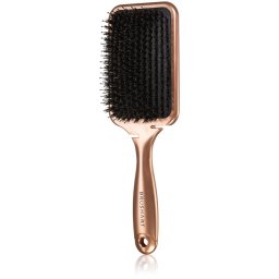 BrushArt Hair Boar bristle paddle hairbrush Hair Brush with boar bristles Bronze 1 pc