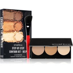 Smashbox Step By Step Contour Kit Contouring palette with brush shade Light/Medium 11.47 g