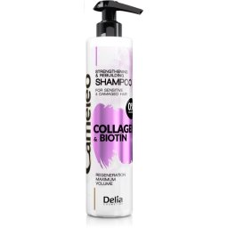 Delia Cosmetics Cameleo Collagen & Biotin Energising Shampoo for damaged and fragile hair 250 ml