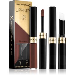 Max Factor Lipfinity Lip Colour Long-Lasting Lipstick with balm shade 200 Cafinated 4,2 g