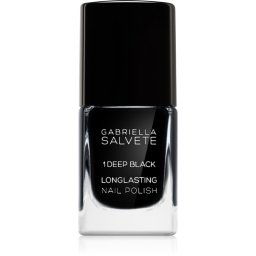 Gabriella Salvete Longlasting Enamel Longlasting Nail Polish with high gloss effect shade 01 Deep Black 11 ml