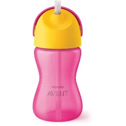 Philips Avent Bendy Straw SCF798/02 12m+ Cup with bendy straw Pink 300 ml