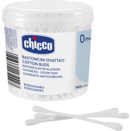 Chicco Hygiene cotton buds 0m+ 160 pc