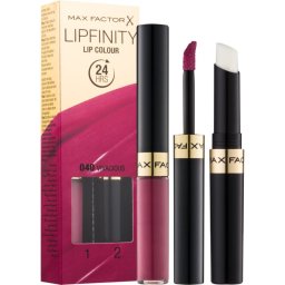Max Factor Lipfinity Lip Colour Long-Lasting Lipstick with balm shade 040 Vivacious 4.2 g