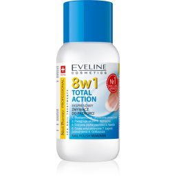 Eveline Cosmetics Nail Therapy Professional Nail Polish Remover without acetone 8-in-1 150 ml