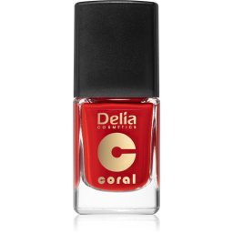 Delia Cosmetics Coral Classic Nail Polish shade 515 Lady in red 11 ml