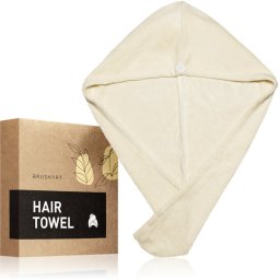 BrushArt Home Salon Hair towel Towel for hair Cream