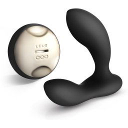 Lelo Hugo Prostate Massager Butt Plug vibrating Black 11.5 cm