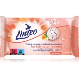 Linteo Personal hygiene Wet Wipes for intimate hygiene mini herbal 10 pc