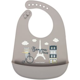 Canpol babies Bonjour Paris Bibs baby bib Beige 1 pc