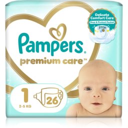 Pampers Premium Care Size 1 disposable nappies 2-5 kg 26 pc