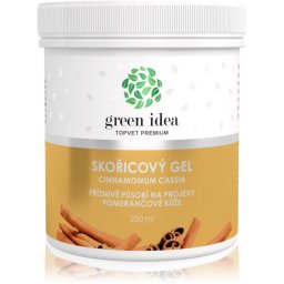 Green Idea Skořicový gel Massage Gel 250 ml