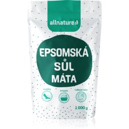 Allnature Epsom salt Mint Bath Salts 1000 g