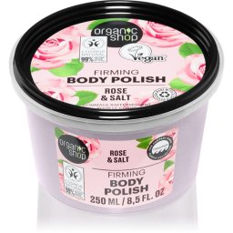 Organic Shop Organic Rose & Salt Body Scrub With Salt 250 ml