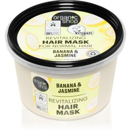 Organic Shop Banana & Jasmine Hair Mask for volume 250 ml