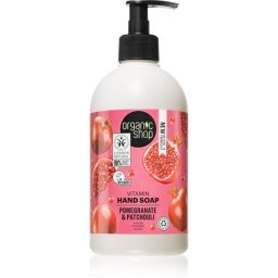 Organic Shop Pomegranate & Patchouli Caring Hand Liquid Soap with pump 500 ml