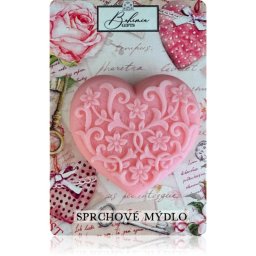 Bohemia Gifts & Cosmetics Handmade Heart Handmade Soap with glycerine 90 g