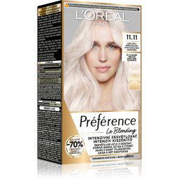 L’Oréal Paris Préférence Le Blonding Hair Color for lightening hair shade 11.11 Ultra-Light Cool Crystal Blonde 1 pc