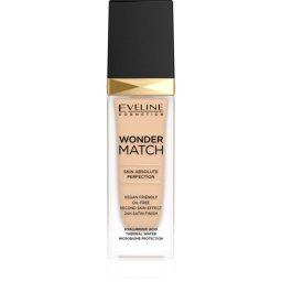 Eveline Cosmetics Wonder Match Long-Lasting Liquid Foundation with hyaluronic acid shade 11 Almond 30 ml