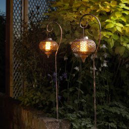 SMART GARDEN LED solar ground spike light Osman, set of 2, IP44