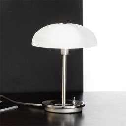ORION Fonta table lamp with toggle switch, matt nickel