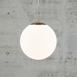 Nordlux Grant pendant light in brass with glass globe Ø 35cm