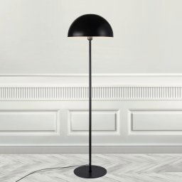 Nordlux Ellen 40 floor lamp with a black metal lampshade