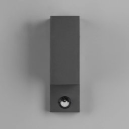 Trio Lighting Roya outdoor wall 2-bulb sensor angular anthracite