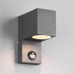 Trio Lighting Roya outdoor wall 1-bulb sensor angular anthracite
