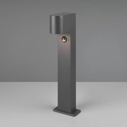 Trio Lighting Roya pillar light, motion sensor, anthracite