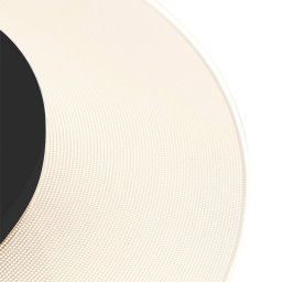 Steinhauer LED ceiling light Lido, black, Ø 28cm