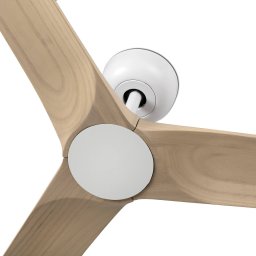 FARO BARCELONA Heywood S ceiling fan, DC, white/light wood