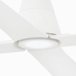 FARO BARCELONA Typhoon L ceiling fan LED light IP44 white