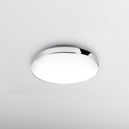 Briloner Malbona LED ceiling lamp, chrome frame, Ø 28.5 cm