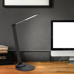 Briloner Haiti LED desk lamp touch dimmer CCT black