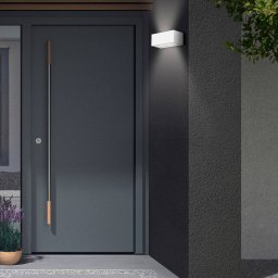 Telefunken LED outdoor wall light Monaco up/down white